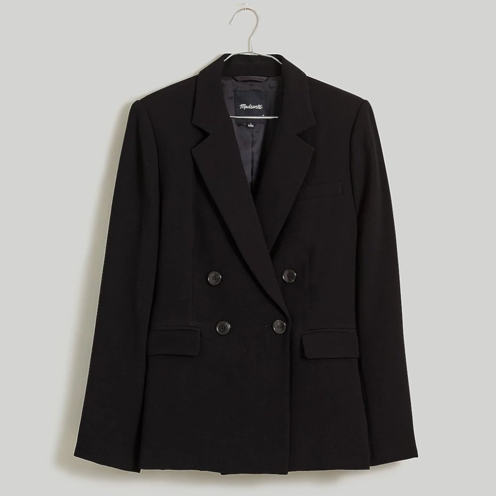 Madewell Rosedale Blazer in Black (Size S)